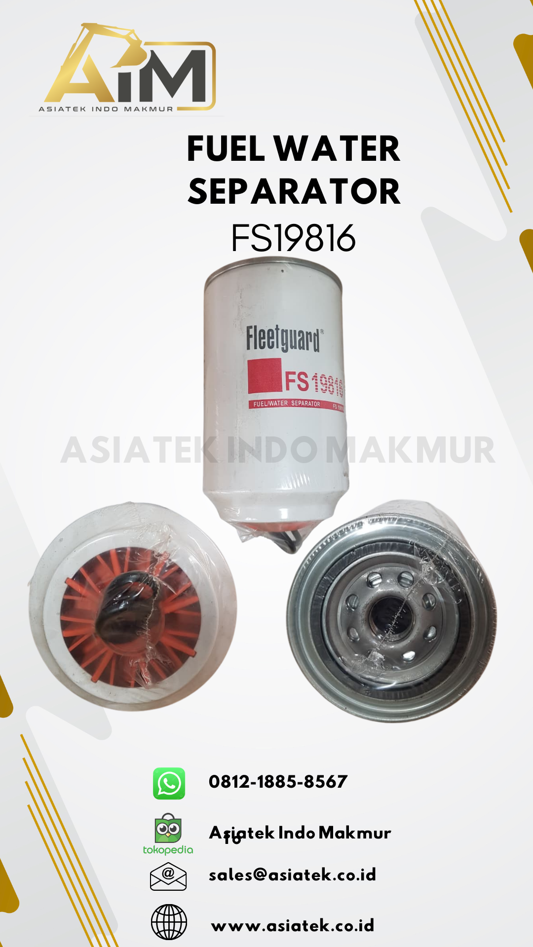 FUEL WATER SEPARATOR (FS19816)